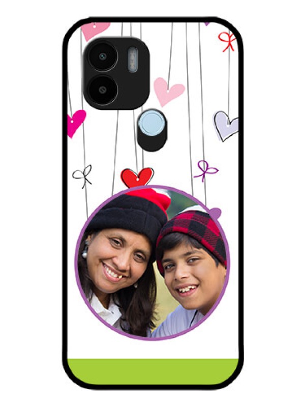 Custom Poco C50 Photo Printing on Glass Case - Cute Kids Phone Case Design