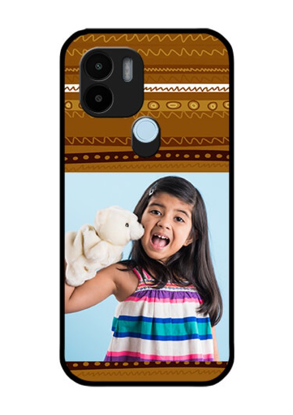 Poco C50 Custom Glass Phone Case - Friends Picture Upload Design