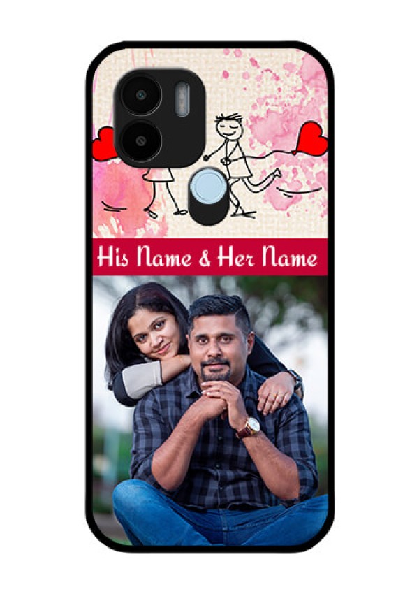 Poco C50 Photo Printing on Glass Case - You and Me Case Design