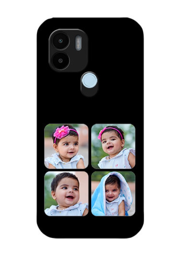 Poco C50 Photo Printing on Glass Case - Multiple Pictures Design