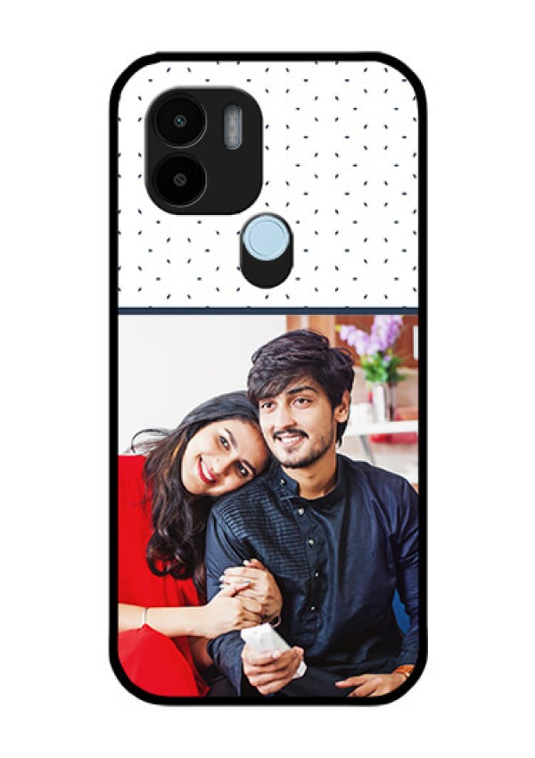 Poco C50 Personalized Glass Phone Case - Premium Dot Design