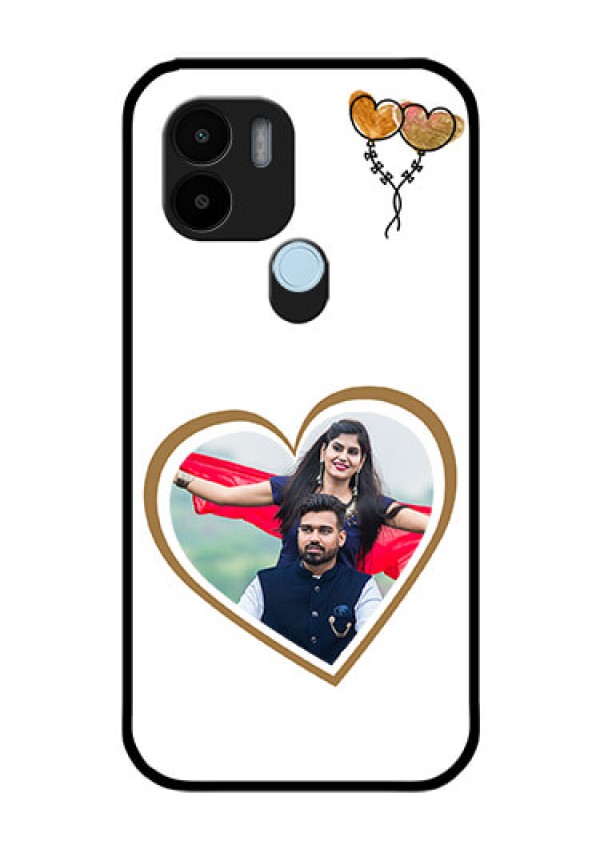 Poco C50 Custom Glass Mobile Case - You & Me Design