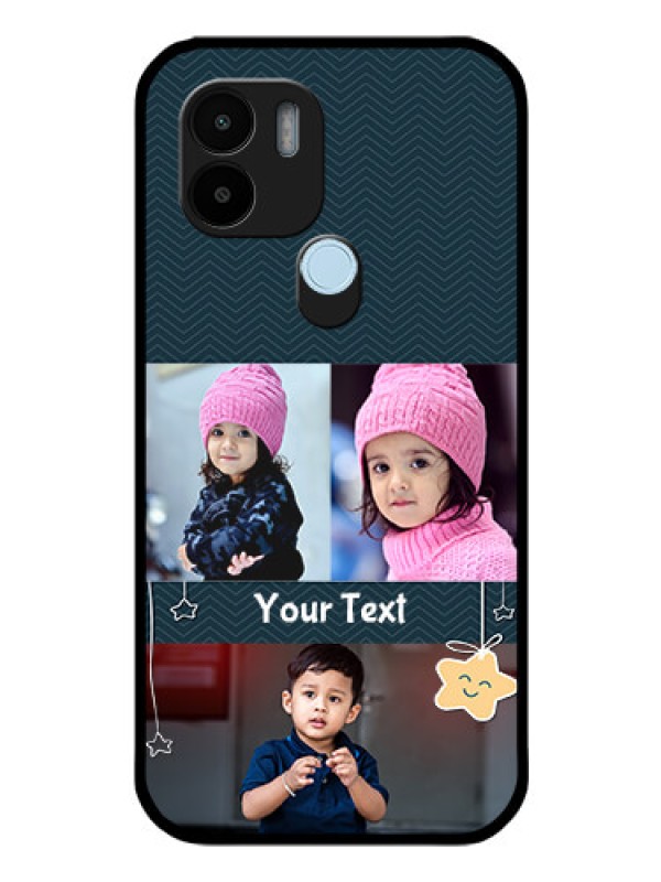 Custom Poco C50 Custom Glass Mobile Case - Hanging Stars Design