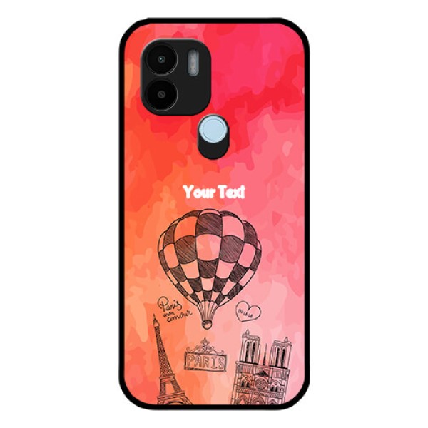 Poco C50 Custom Glass Phone Case - Paris Theme Design