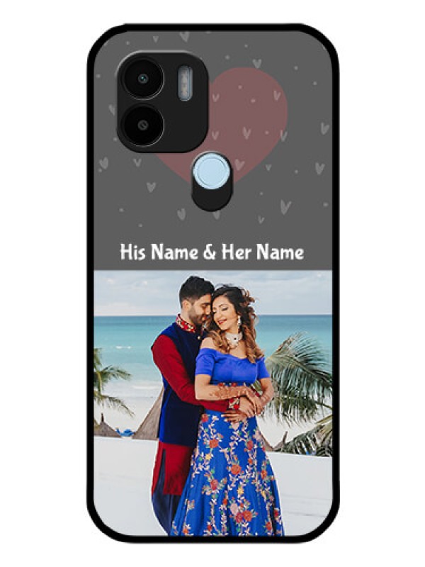 Custom Poco C50 Custom Glass Mobile Case - Buy Love Design with Photo Online