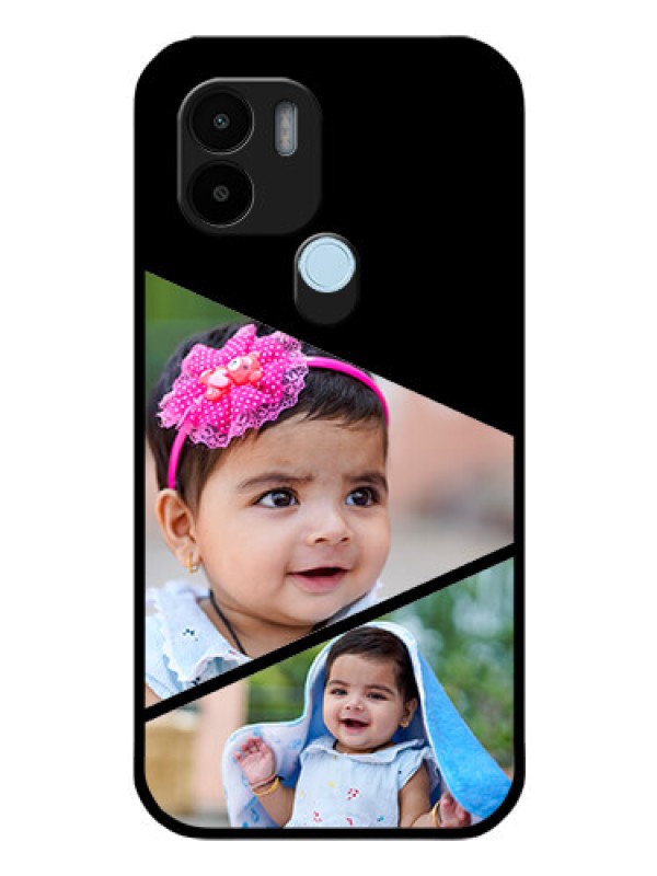 Custom Poco C50 Custom Glass Phone Case - Semi Cut Design