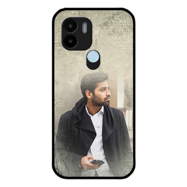 Poco C50 Custom Glass Phone Case - with vintage design