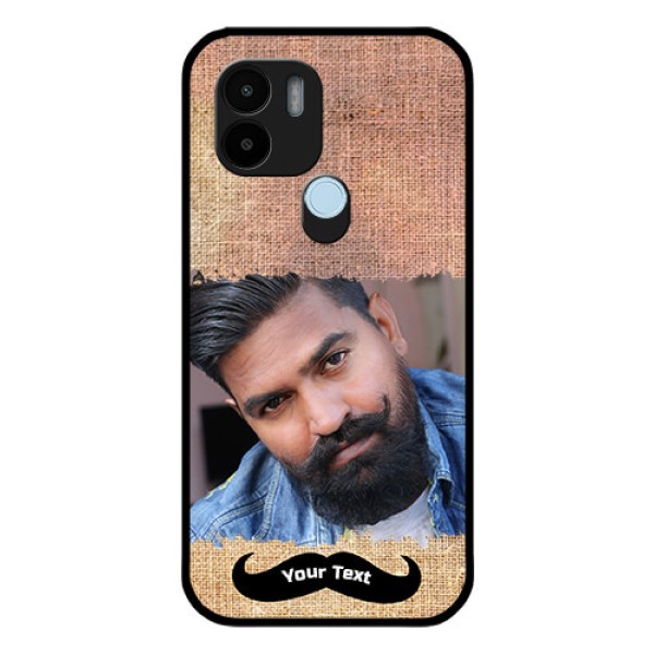 Poco C50 Personalized Glass Phone Case - with Texture Design