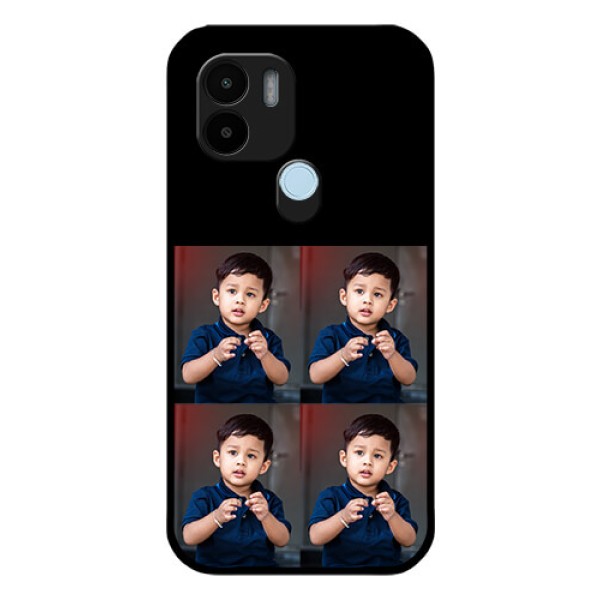 Poco C50 4 Image Holder on Glass Mobile Cover