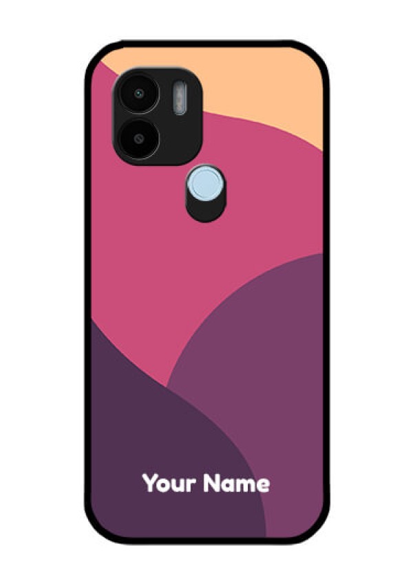 Poco C50 Custom Glass Phone Case - Mixed Multi-colour abstract art Design
