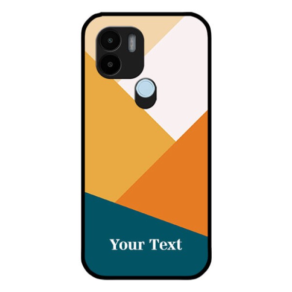 Poco C50 Personalized Glass Phone Case - Stacked Multi-colour Design Poco C50 Personalized Glass Phone Case - Stacked Multi-colour Design