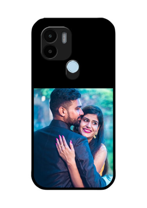 Poco C50 Custom Glass Phone Case - Upload Full Picture With Custom Color Design