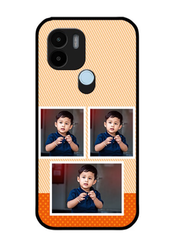 Poco C51 Photo Printing on Glass Case - Bulk Photos Upload Design