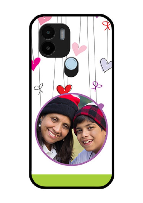 Poco C51 Photo Printing on Glass Case - Cute Kids Phone Case Design