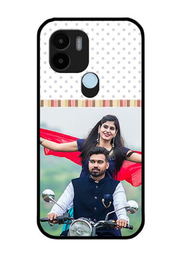 Poco C51 Photo Printing on Glass Case - Cute Family Design