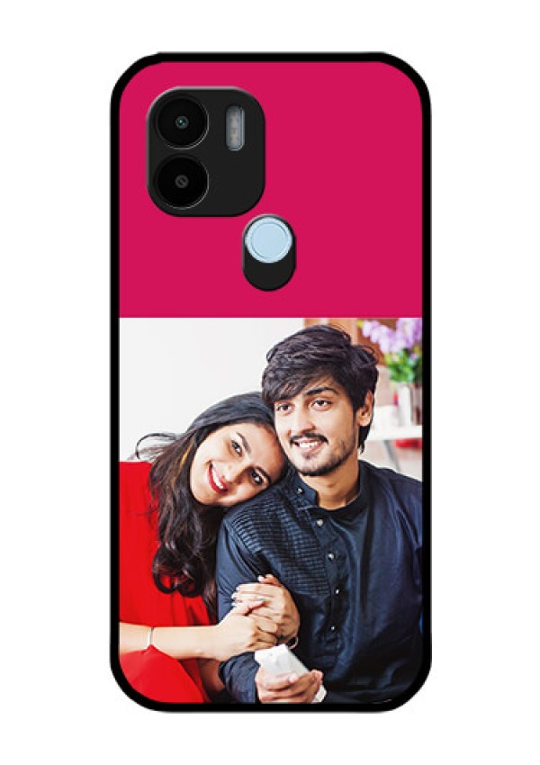 Poco C51 Custom Glass Mobile Case - Anniversary Cover Design