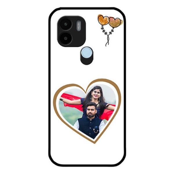 Poco C51 Custom Glass Mobile Case - You & Me Design