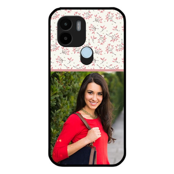 Poco C51 Custom Glass Phone Case - Premium Floral Design