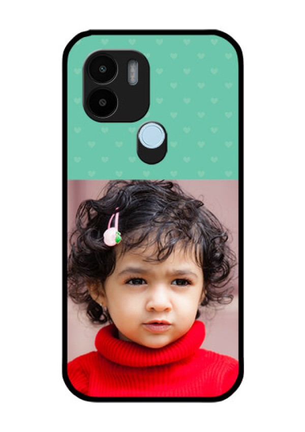 Poco C51 Custom Glass Phone Case - Lovers Picture Design