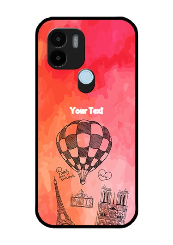 Poco C51 Custom Glass Phone Case - Paris Theme Design