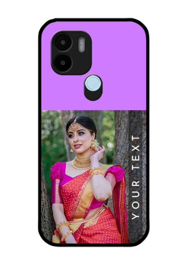 Poco C51 Custom Glass Mobile Case - Birthday Icons Design
