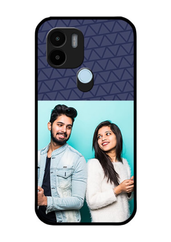 Poco C51 Photo Printing on Glass Case - with Best Friends Design