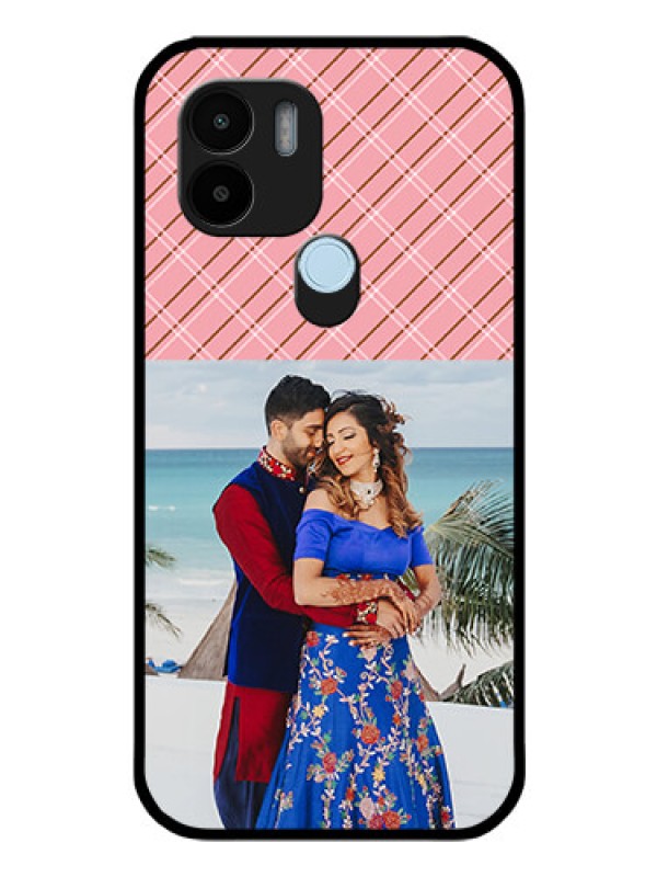 Custom Poco C51 Personalized Glass Phone Case - Together Forever Design