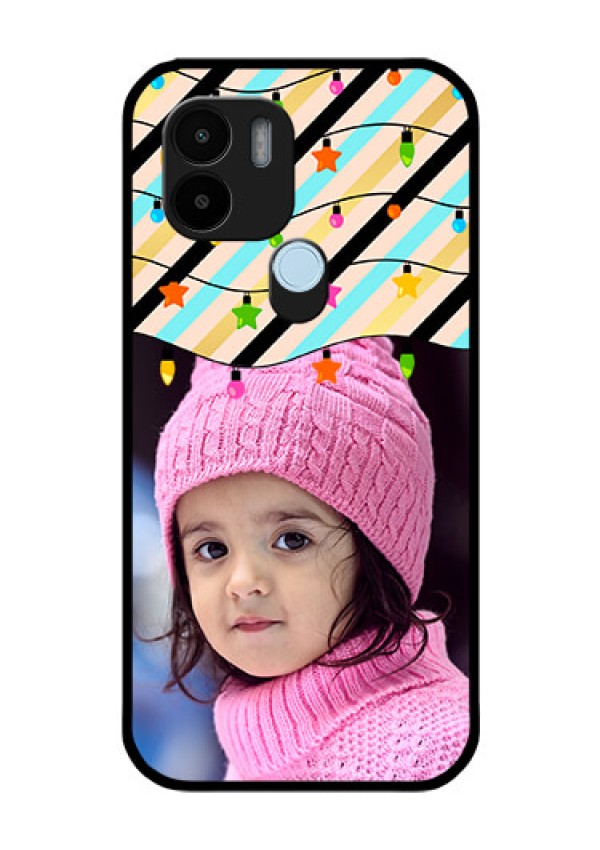 Poco C51 Custom Glass Mobile Case - Lights Hanging Design