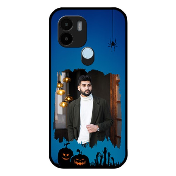Poco C51 Photo Printing on Glass Case - with pro Halloween design