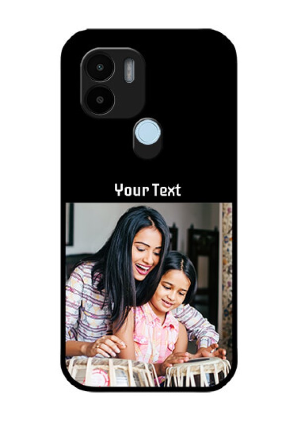 Poco C51 Photo with Name on Glass Phone Case