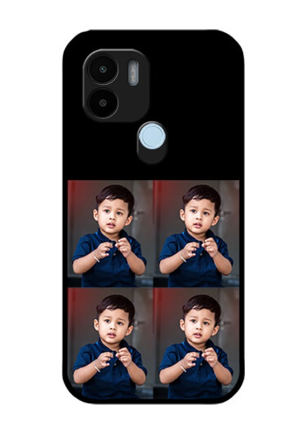 Poco C51 4 Image Holder on Glass Mobile Cover