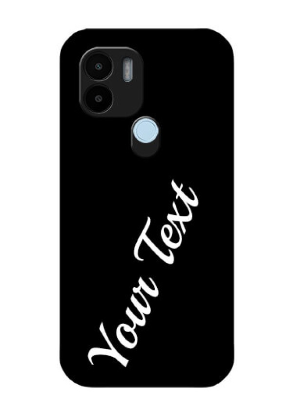 Poco C51 Custom Glass Mobile Cover with Your Name