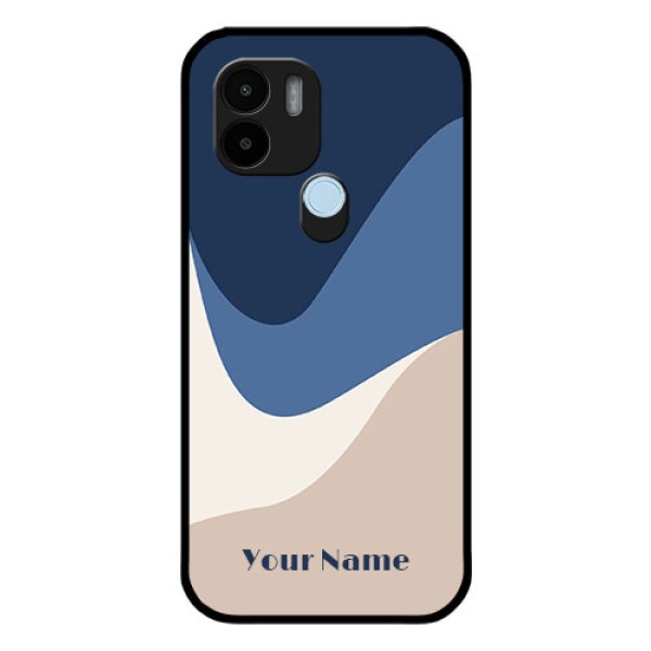 Poco C51 Custom Glass Phone Case - Abstract Drip Art Design