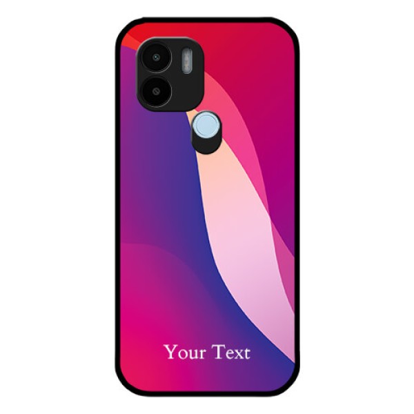 Poco C51 Personalized Glass Phone Case - Digital abstract Overlap Design Poco C51 Personalized Glass Phone Case - Digital abstract Overlap Design