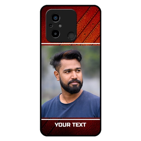 Poco C55 Personalized Glass Phone Case - Leather Phone Case Design Poco C55 Personalized Glass Phone Case - Leather Phone Case Design