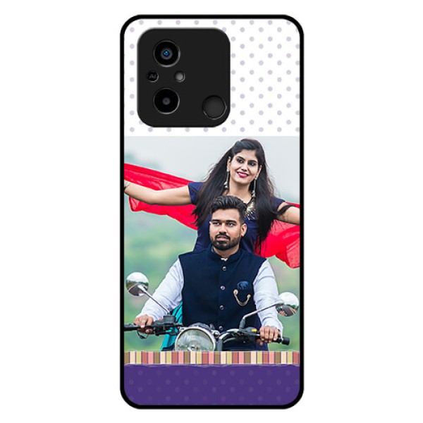 Poco C55 Photo Printing on Glass Case - Cute Family Design