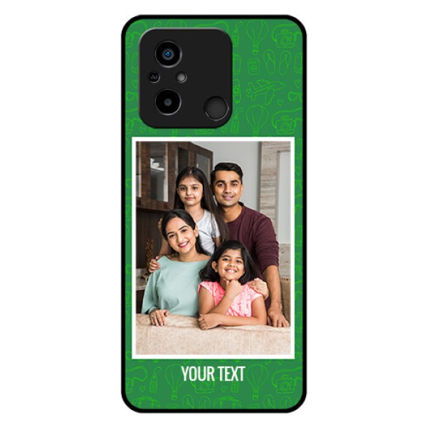 Poco C55 Personalized Glass Phone Case - Picture Upload Design