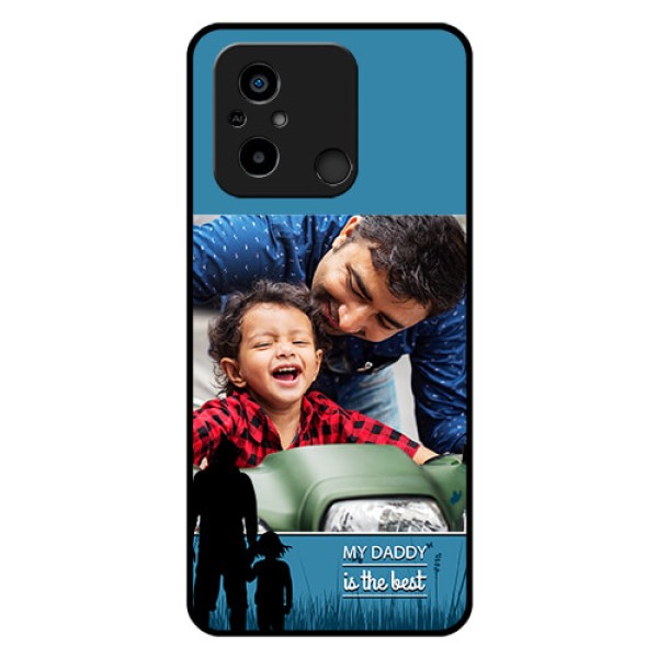 Poco C55 Custom Glass Mobile Case - Best dad design