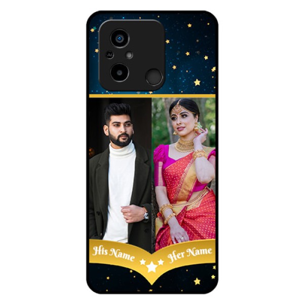 Poco C55 Custom Glass Phone Case - Galaxy Stars Backdrop Design Poco C55 Custom Glass Phone Case - Galaxy Stars Backdrop Design