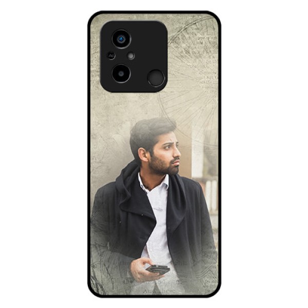 Poco C55 Custom Glass Phone Case - with vintage design