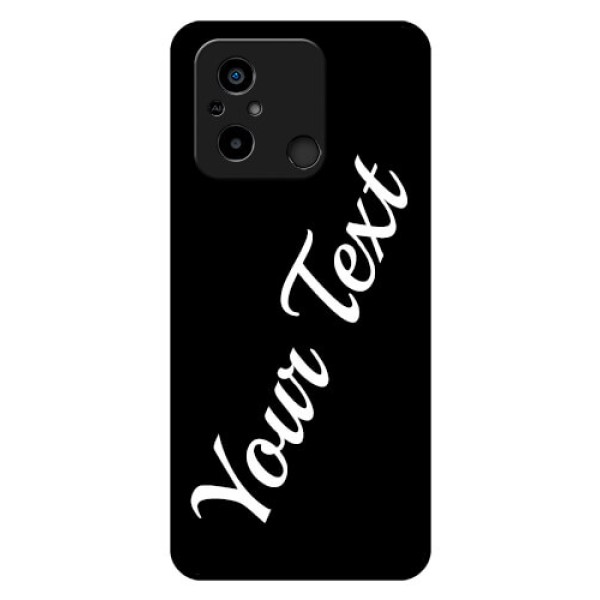 Poco C55 Custom Glass Mobile Cover with Your Name