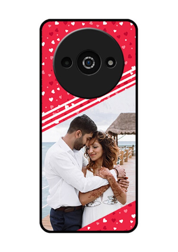 Poco C61 Custom Glass Phone Case - Valentines Gift Design