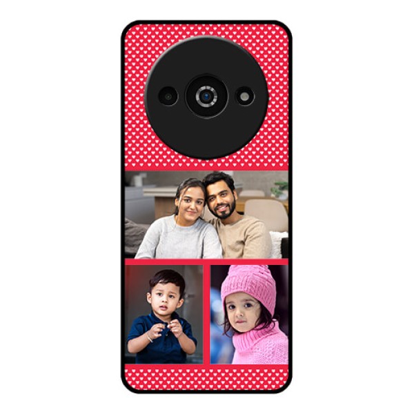 Poco C61 Custom Glass Phone Case - Bulk Photo Upload Design