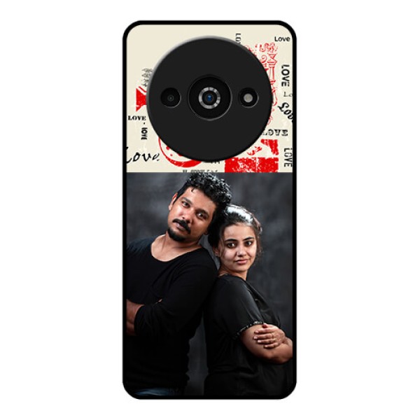 Poco C61 Custom Glass Phone Case - Trendy Love Design Case