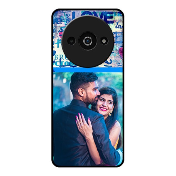 Poco C61 Custom Glass Phone Case - Colorful Love Design