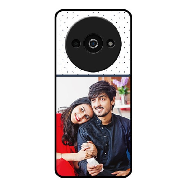Poco C61 Custom Glass Phone Case - Premium Dot Design