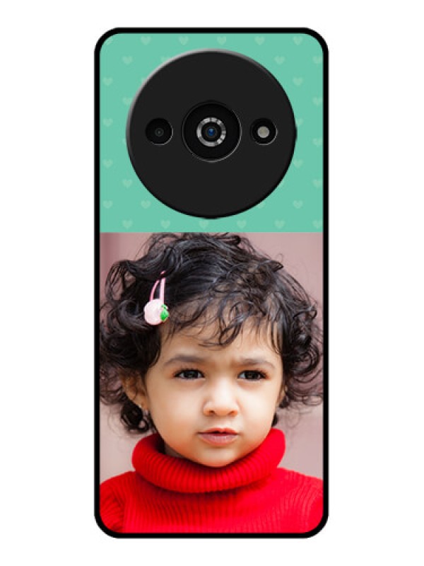 Custom Poco C61 Custom Glass Phone Case - Lovers Picture Design