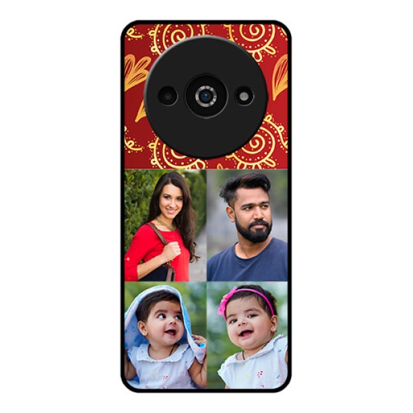 Poco C61 Custom Glass Phone Case - 4 Image Traditional Design Poco C61 Custom Glass Phone Case - 4 Image Traditional Design