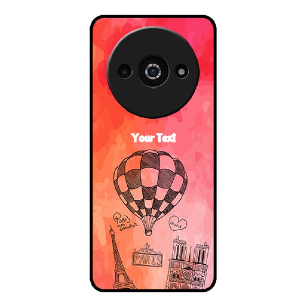 Poco C61 Custom Glass Phone Case - Paris Theme Design