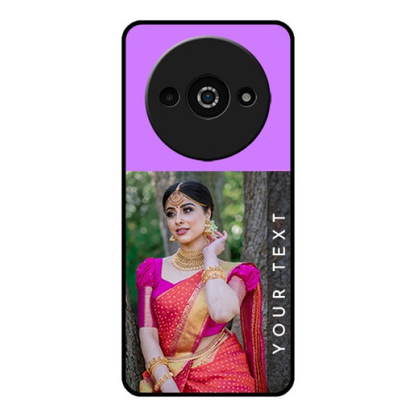 Poco C61 Custom Glass Phone Case - Birthday Icons Design